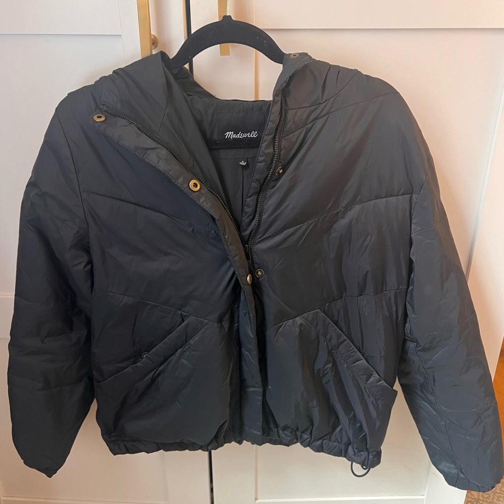 Madewell Black Puffer Jacket